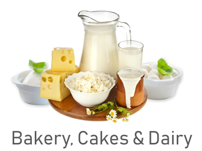 Bakery,Cakes and Dairy